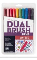 Comprar Set 10 Marcadores Doble Punta Fina\u002Fpincel Nineties Tombow
