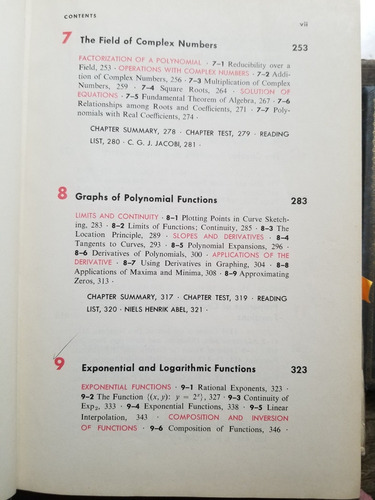 A6 Modern Introductory Analysis Dolciani Beckenbach (Usado)