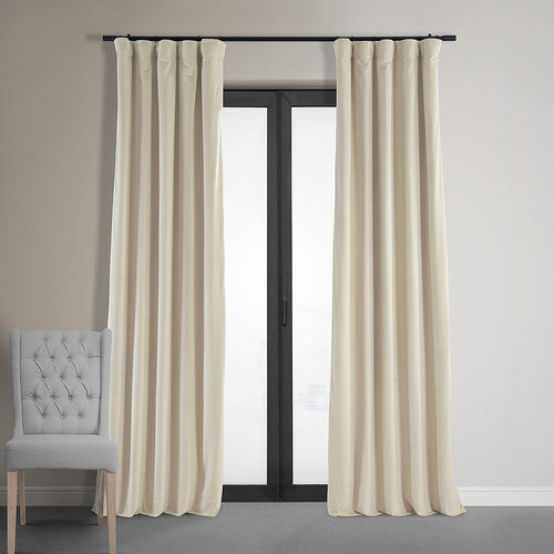 Cortinas Blackout Terciopelo 127x274 Cm Bloquean Calor Luz