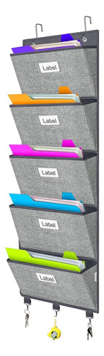 Organizador De Archivos De Pared Sobre Puerta, Organiza...