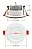 Luz Empotrable Led Regulable 3w Blanco Cálido 3000k Paquete