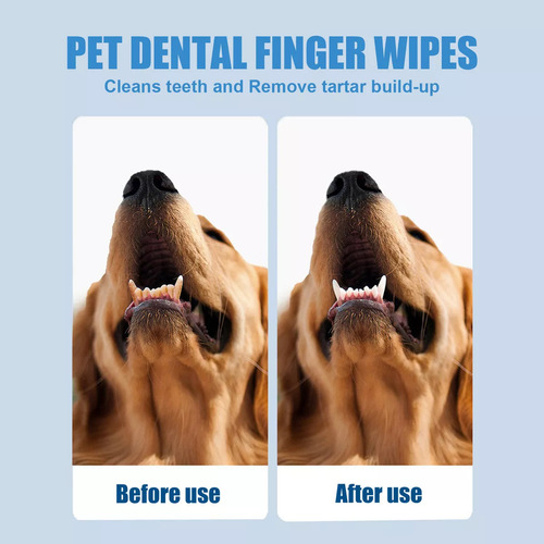 Toallitas Húmedas Para Limpiar Los Dientes De Los Perros