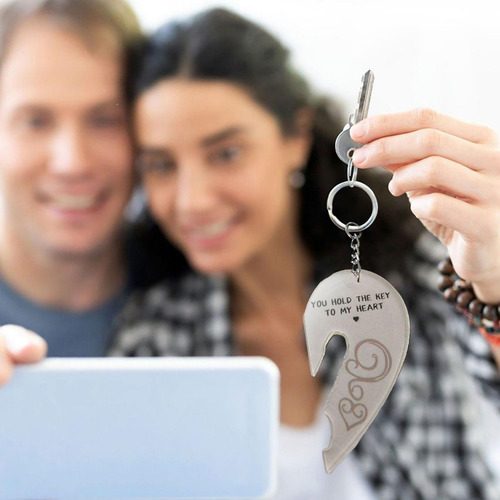 Llavero Pareja A Juego Llaveros Regalos Parejas Llavero A Ju