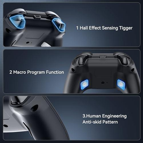 Controlador Sem Fio Ralan Com Pás Para Xbox One S/x, Xbox