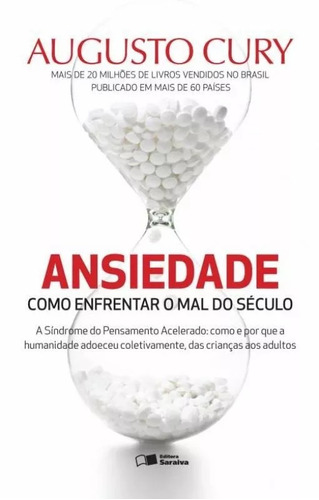 Livro - Ansiedade - Augusto Cury - Envio Rápido - Lacrado