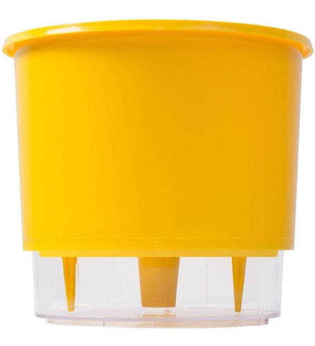 Vaso Raiz Auto Irrigável N3 16x14cm Amarelo Autoirrigável