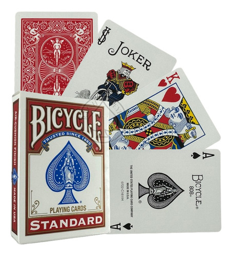 Baraja Bicycle Standard Poker Cartas Rojo