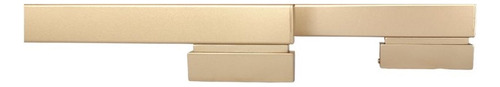 Puxador Para Porta Moma Dourado Fosco Zen Duplo 1500 Mm