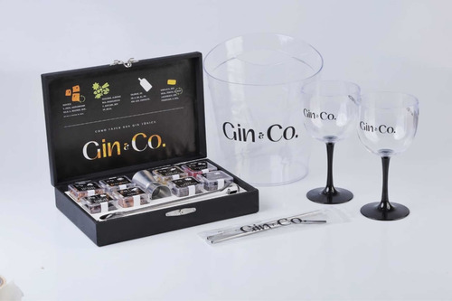 Imagem 4 de 10 de Kit Gin 8 Especiarias + Balde + 02 Taças + Kit Canudo Inox