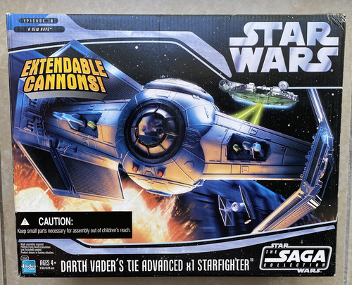 Star Wars Saga06 Darth Vaders Tie Advanced X1 Loose (Usado)