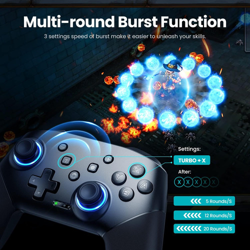 Voyee Switch Controllers Inalámbrico, Compatible Con Swit...