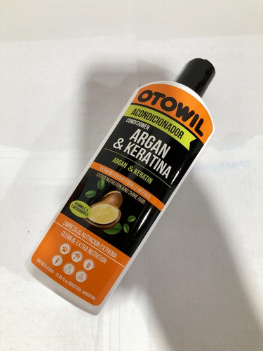 Imagen 4 de 7 de Acondicionador Argan & Keratina De Otowil X410ml