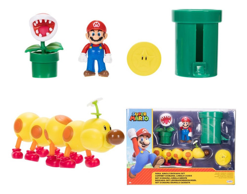 Figura Edición Especial Wiggler Floruga Super Mario Bros 