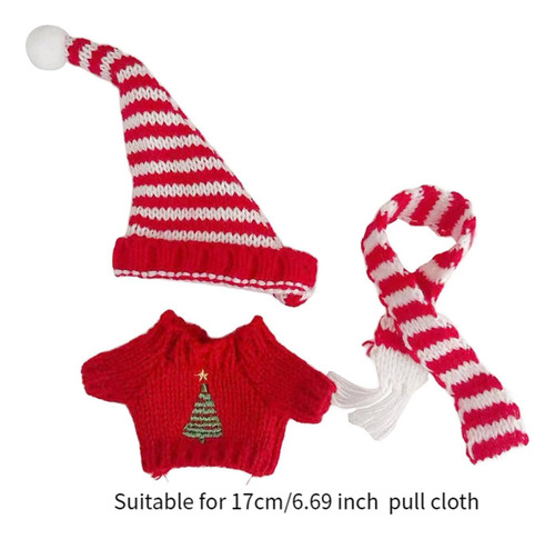Suéter De Peluche Para Muñeca, Ropa Para Muñeca De Rojo