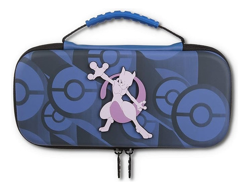 Protector Nintendo Switch Oled Mewtwo Poké Estuche Wonder Go Color Pokè Morado Negro Lavanda Mewtwo