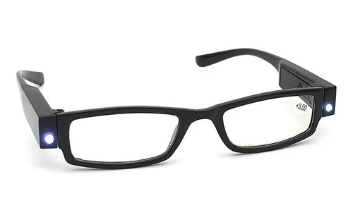 Lentes Gafas Montura Marco Con Luz Led 