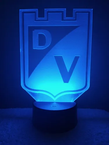 Lámpara Led Insignia Deportes Valdivia 7 Colores Led