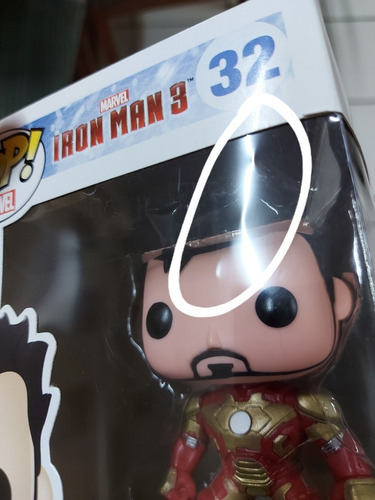 Funko Pop Tony Stark 32 Sdcc 2013 Iron Man (caja Con Daños)