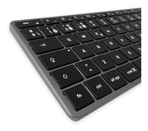 Imagen 7 de 10 de Teclado Bluetooth Retroiluminado X1 En Español Satechi