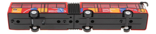 Juguete Eléctrico Del Autobús Rojo 18 X 3 X 3 Cm Rojo