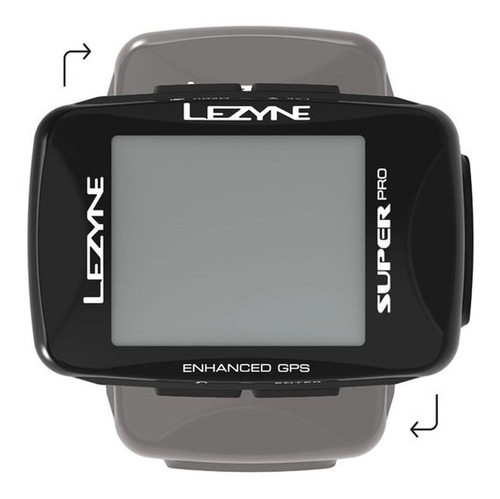Ciclocomputador Com Gps Lezyne Super Pro Interativo Preto