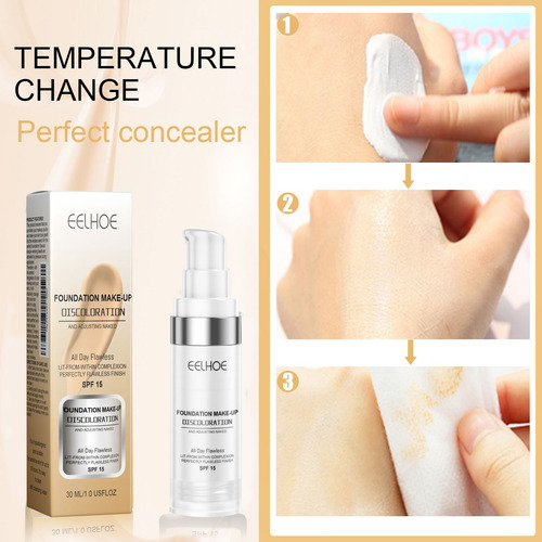 Corrector Natural De 30 Ml, Iluminador De Maquillaje Reparad
