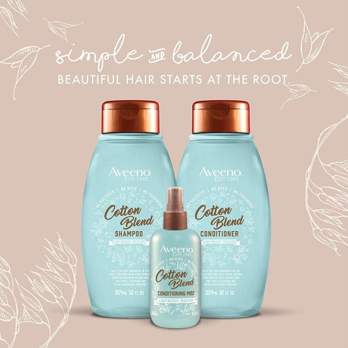 Aveeno Champú Hidratante Cotton Blend 354ml