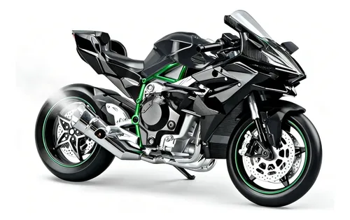 Ruiyi Metal Motorcycle Com Luz, Som E Spray 1:9 Zyq X -yyds