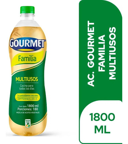 Aceite Gourmet Multiusosx1800ml - L a $20