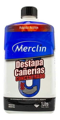 Destapa Cañeria Concentrado Merclin | 1lt