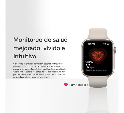 Smartwatch Honor Watch 5 Gold Modelo Stl-b19