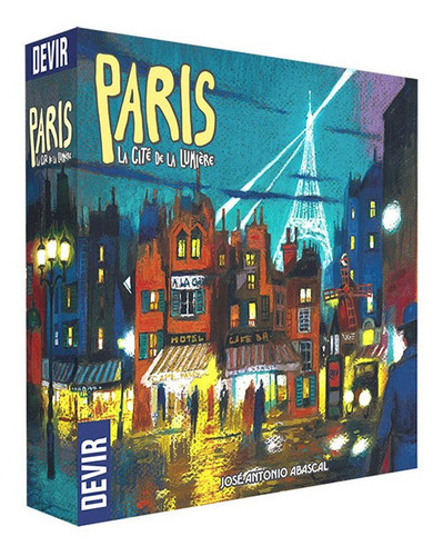 Imagen 1 de 7 de París La Cité De La Lumiére Juego De Mesa Devir