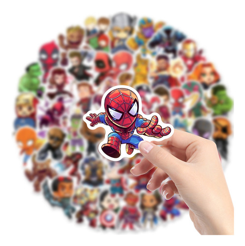 Adesivos De Desenhos Animados Da Disney-avengers Para