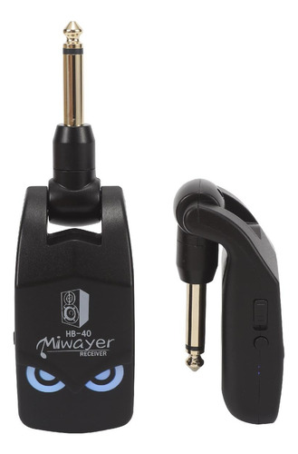 Sistema De Guitarra Inalámbrico Miwayer Hb-40 Negro 2.4 Ghz