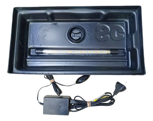 Tapa Para Pecera Plafon 40x20 Con Iluminacion  Led + Base