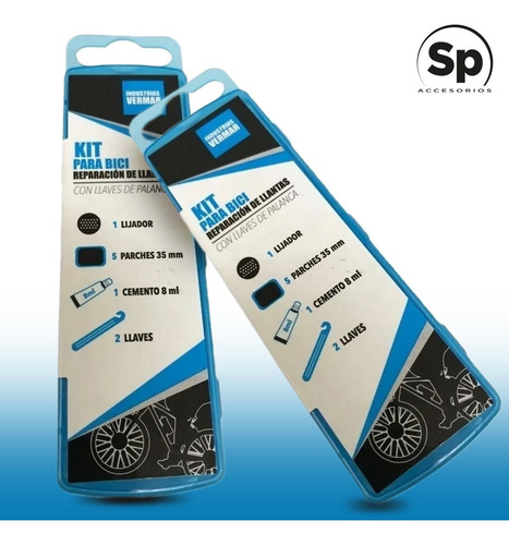 Imagen 2 de 4 de Kit De Reparacion P Llanta Bici Paquete Dos Cajas