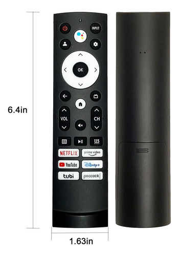 Control Remoto Smart Pantalla Para Google Tv Hisense