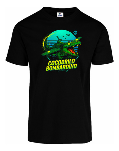 Playera Meme Cocodrilo Bombardino Niño, Joven, Mujer, Hombre