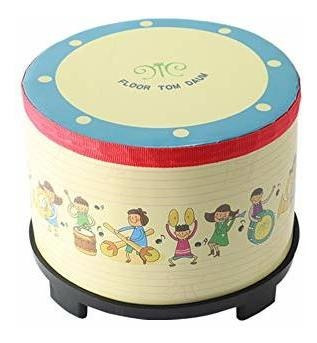 Imagen 7 de 7 de Tambor De Piso Para Niños Tom Drum Percussion (8 Inch)