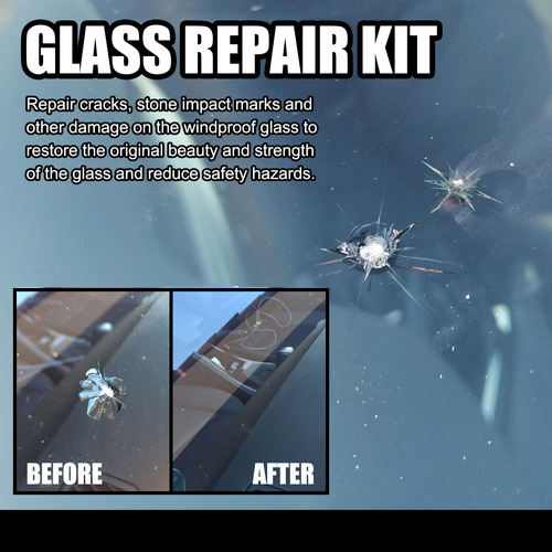 Kits De Reparación De Parabrisas Para Automóviles H, 3 Ml, 6