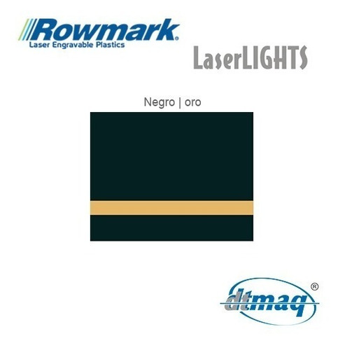 Plástico Bicapa Laserable Rowmark Laserlights Placa 60x30cm