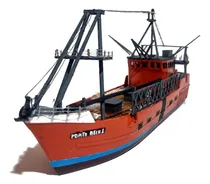 Comprar Maqueta Artesanal: Buque Pesquero Portobelo 1 \u002F Escala 1.100 Naranja