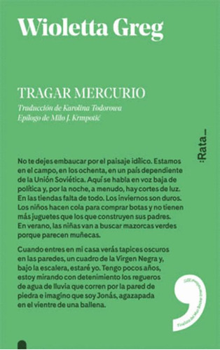 Libro Tragar Mercurio