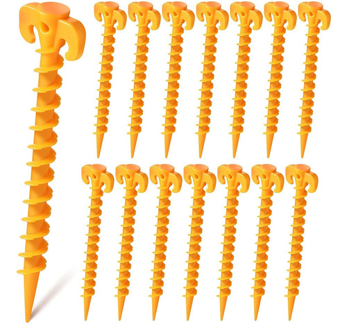 18pcs Clavijas De Playa Para Tienda Estacas Anclaje Tienda