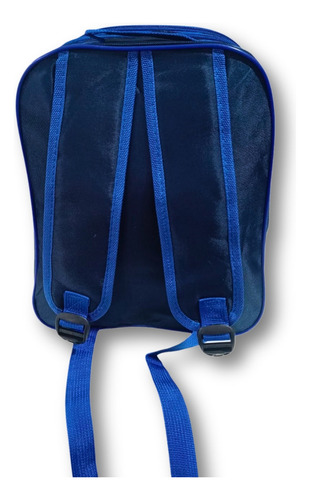 Mochila 3d Cartuchera Cute Escolar Infantil Bolso Personajes Color Azul/azul Diseño De La Tela Stitch