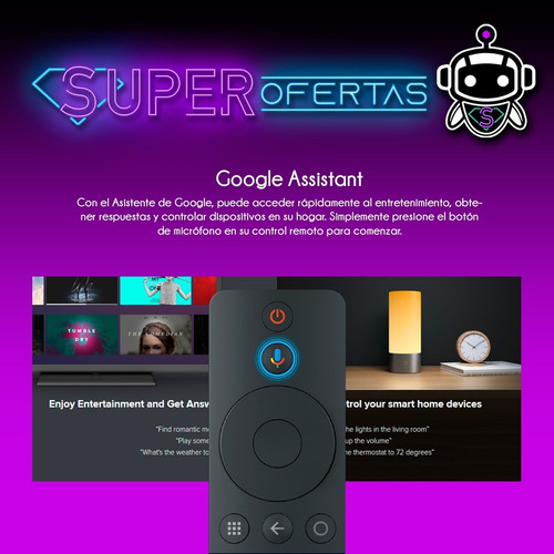 Tv Box Xiaomi Mi Box S 4k = Google Chromecast + Comando Voz