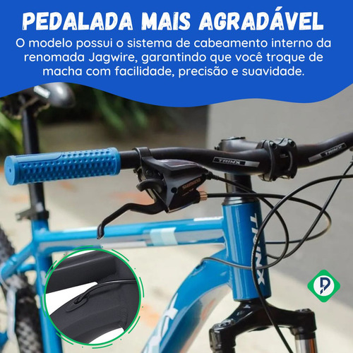 Imagem 3 de 8 de Bike Trinx M100 Max 15 Shimano Tourney Freio Disco Mecânico