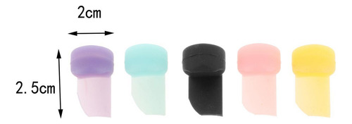 Fa 3 X 5 Peças De Silicone Clarinete Descanso Para O Polegar