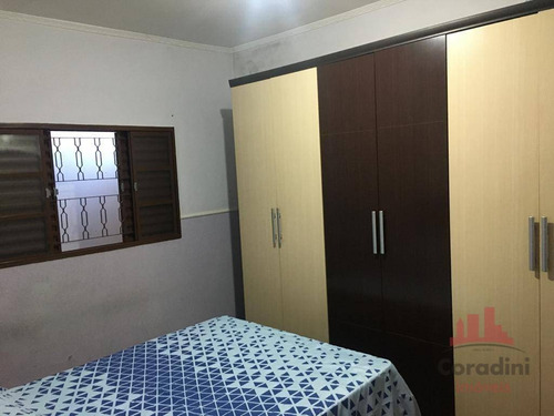 Imagem 11 de 14 de Casa Com 3 Dormitórios À Venda, 66 M² Por R$ 250.000,00 - Jardim Santo Antônio - Americana/sp - Ca2563