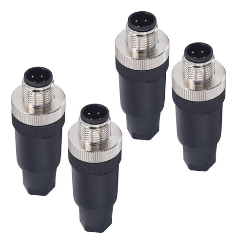 Pack De Conectores Ethernet M12 Ip67 4 Pin Hembra Y Macho